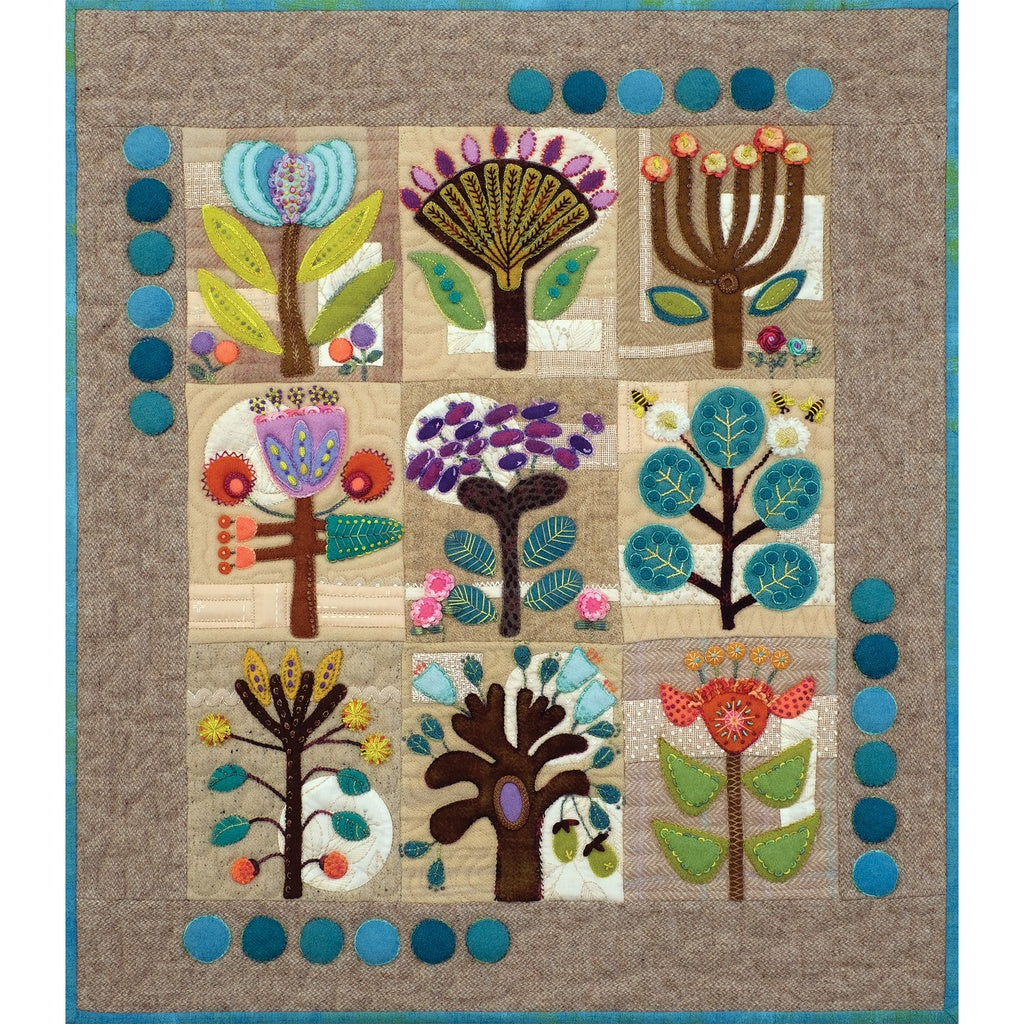 ROOTED Block of the Month Sue Spargo Bear Essence