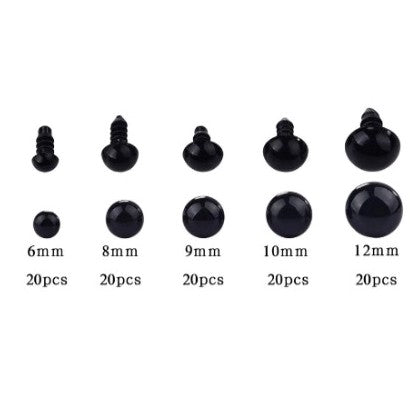 Buy SAFETY EYES BLACK 10MM From OTHER Online