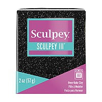 SCULPEY III - 57G - BLACK GLITTER