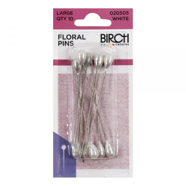 BIRCH FLORAL PINS 63MM