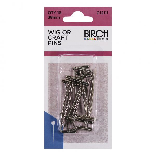 WIG PINS / T-PINS 38MM (15 PACK)