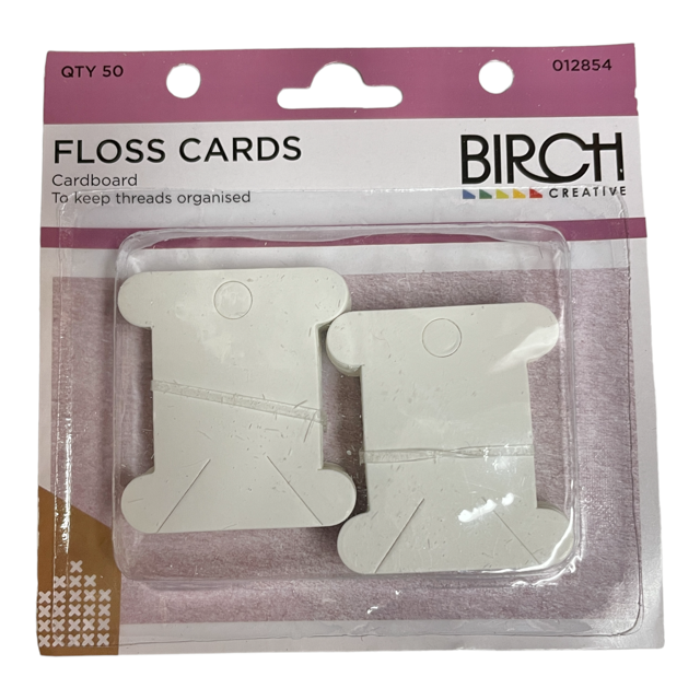 EMBROIDERY FLOSS CARDS (50 PACK) CARDBOARD