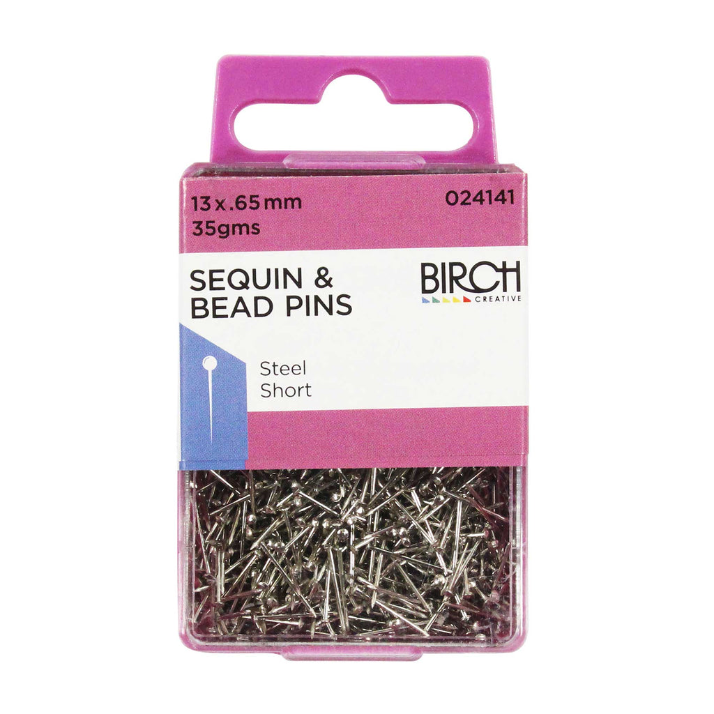 SEQUIN & BEAD PINS 13 X 0.65MM