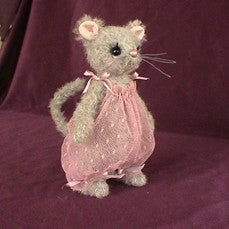 Bear making pattern Missy 6.5 inches 16cm Cute little felted mohair mouse.